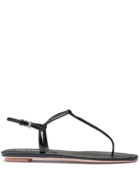 Prada Thong Strap Sandals 